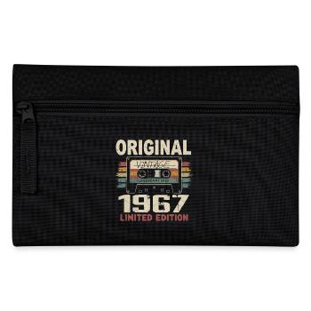 1967 Geburtstagsgeschenk 1967 Jahrgang 1967 Retro - Federtasche - Schwarz - Vorne