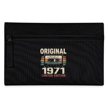 1971 cadeau anniversaire 1971 vintage 1971 rétro - Trousse - noir - Devant