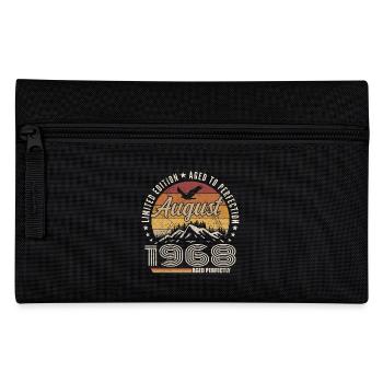 August 1968 Retro Anniversary August 1968 August 1968 - Pencil Case - black - Front