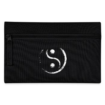 Yin and Yang Balancing - Pencil Case - black - Front