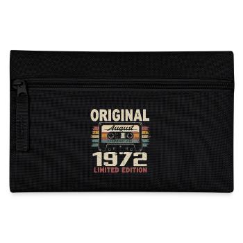 August 1972 August 1972 Gift August 1972 August 1972 - Pencil Case - black - Front