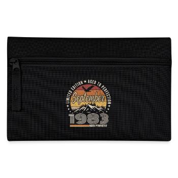 Né en Septembre 1983 - Anniversaire Septembre 1983 - Trousse - noir - Devant