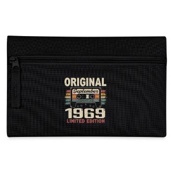 September 1969 Birthday, born in September 1969 - Pencil Case - black - Front