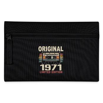 Septembre 1971 Anniversaire, Né en Septembre 1971 - Trousse - noir - Devant
