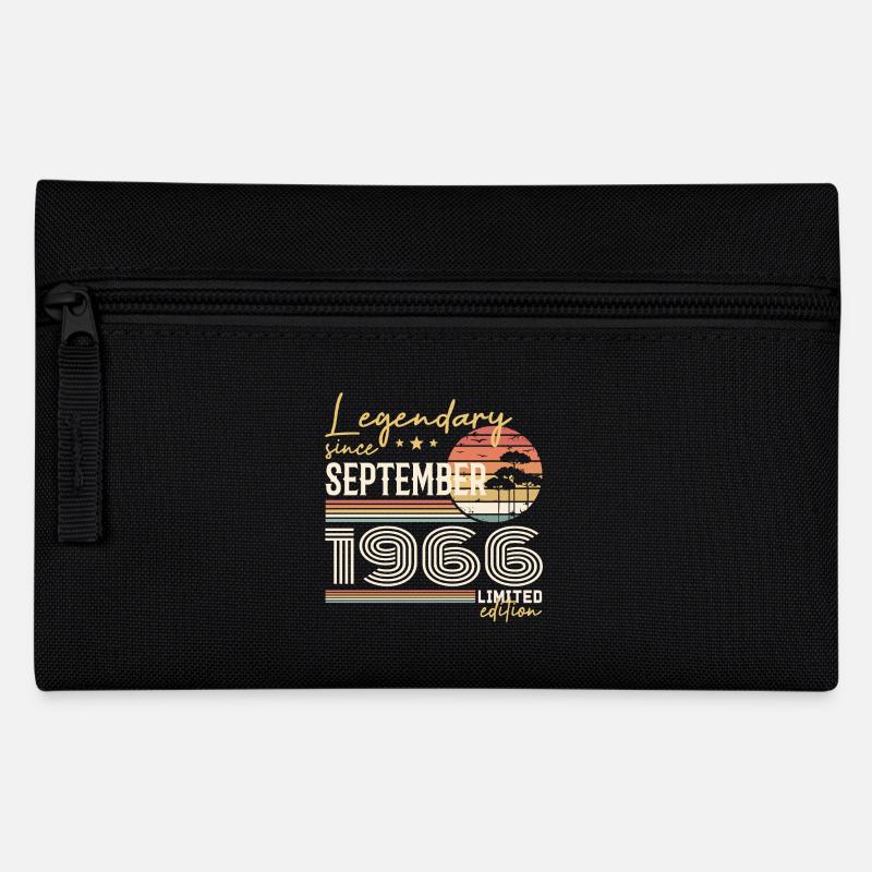 September 1966 Geboren im September 1966 September 1966 - Federtasche - Schwarz