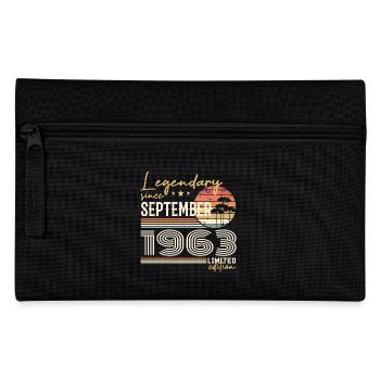 September 1963 Born in September 1963 September 1963 - Pencil Case - black - Front