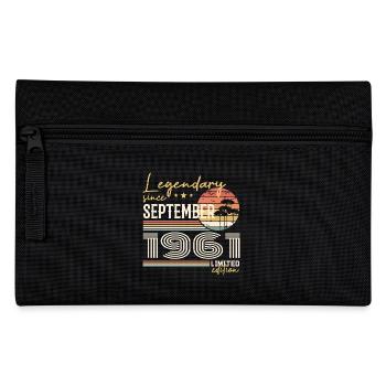 September 1961 Born in September 1961 September 1961 - Pencil Case - black - Front
