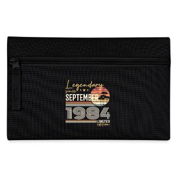 September 1984 Born September 1984 September 1984 - Pencil Case - black - Front