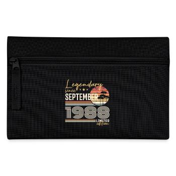 Septembre 1988 Né en Septembre 1988 September 1988 - Trousse - noir - Devant
