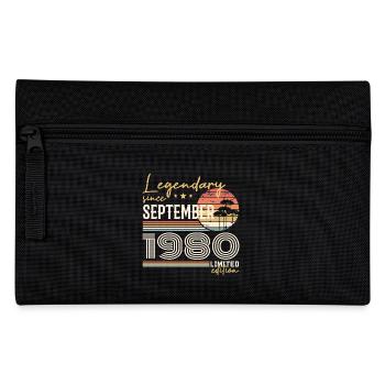 September 1980 Geboren im September 1980 September 1980 - Federtasche - Schwarz - Vorne