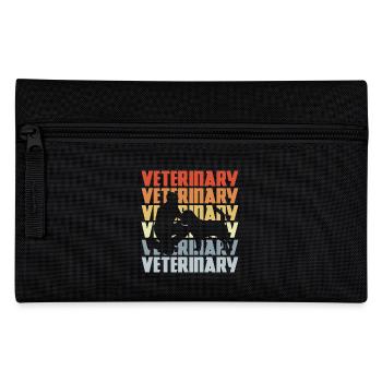 Vintage Vet - Pencil Case - black - Front