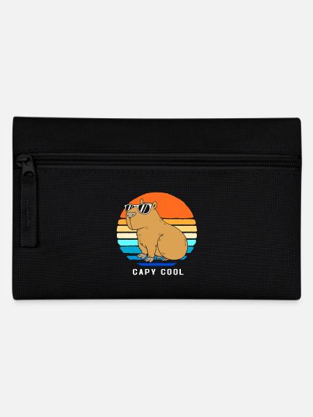 Capybara Capibara - Federtasche - Schwarz