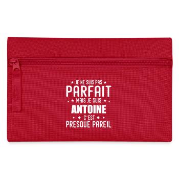 Antoine: authentisch, unvollkommen, oben, perfekt - Federtasche - Rot - Vorne