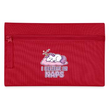 Licorne endormie sur un nuage – Siestes - Trousse - rouge - Devant