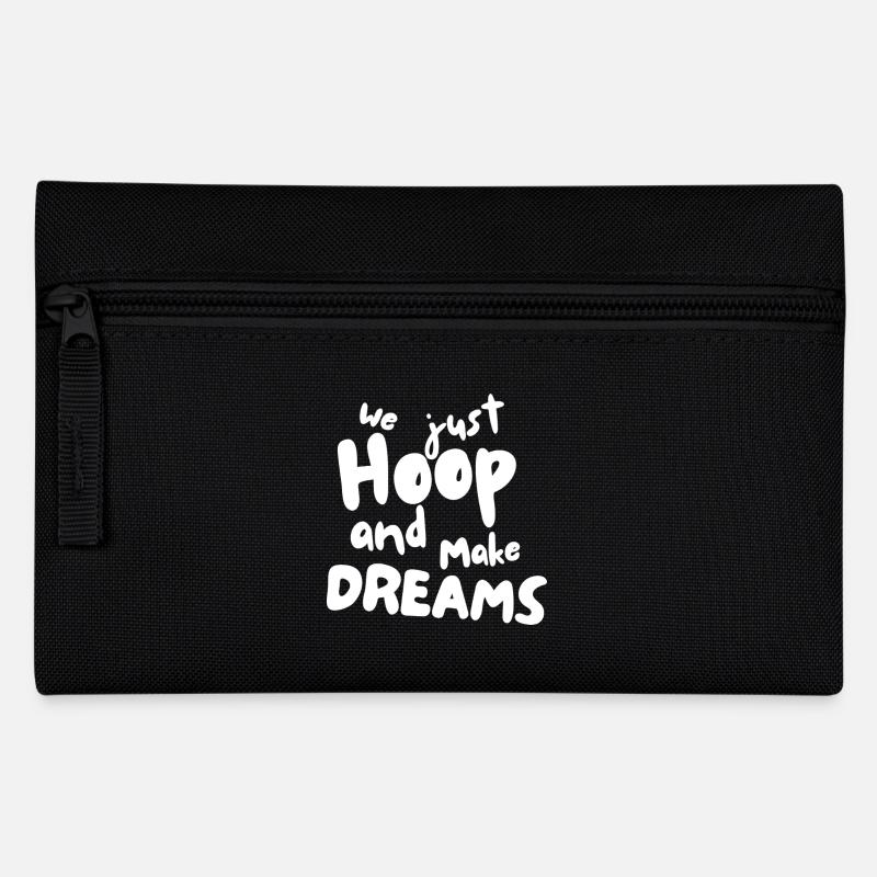 We Hoop and make Dreams - Pencil Case - black