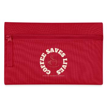 Coffee Saves the Day: Coffee Saves Lives - Pencil Case - red - Front