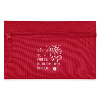 Ask My Magic Orb – Spiritual Witch Spell - Pencil Case - red - Front