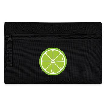 Limette Lime - Federtasche - Schwarz - Vorne