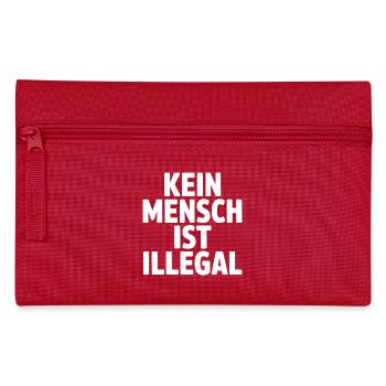 Personne n’est illégal - contre la droite - Trousse - rouge - Devant