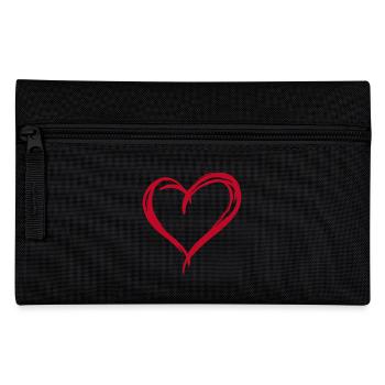 Heart - Pencil Case - black - Front