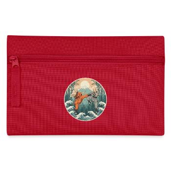 Kung Fu Kampfkunst - Federtasche - Rot - Vorne