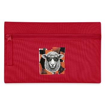 Sheep sheep - Pencil Case - red - Front