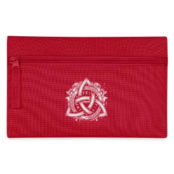 Triquetra - Ewigkeit und Dreifaltigkeit - Federtasche - Rot - Vorne
