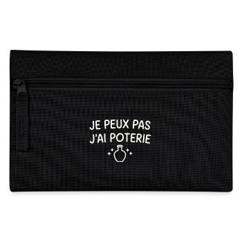 Je peux pas j ai Poterie - Trousse - noir - Devant
