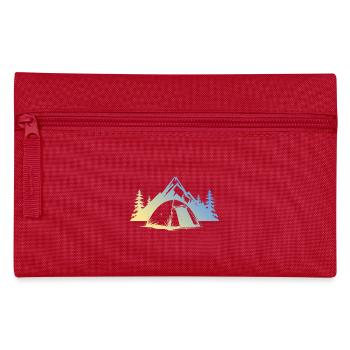 Camping Zelt - Federtasche - Rot - Vorne