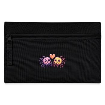 Tarantula Paar Liebe Valentinstag - Federtasche - Schwarz - Vorne