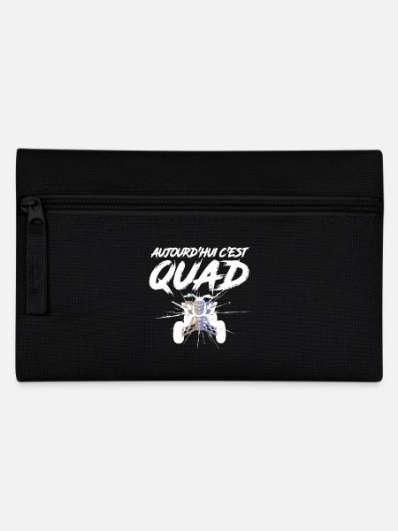 Aujourd'hui c'est quad - T-shirt & cadeau quad ATV - Trousse - noir