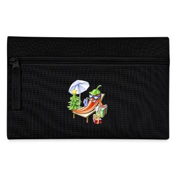 A chili Christmas at the beach - Pencil Case - black - Front
