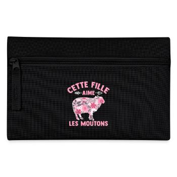 Cette Fille Aime Les moutons - Trousse - noir - Devant