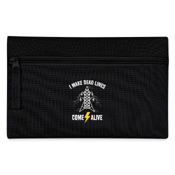 Je donne vie aux lignes mortes – Lineman Halloween - Trousse - noir - Devant