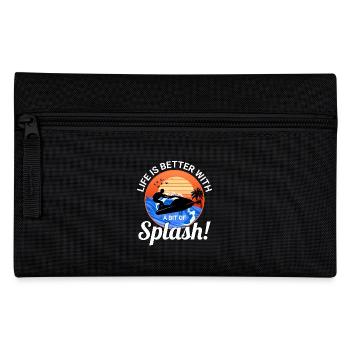 La vie est meilleure avec un peu de jet ski splash - Trousse - noir - Devant