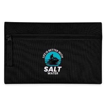 Jet Skiing Water Sports Ocean Ride Tropical Adven - Pencil Case - black - Front