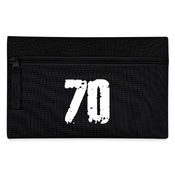 70 Number Vintage - Pencil Case - black - Front