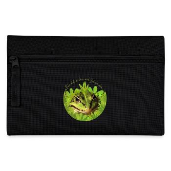 Grenouille Prince Roi Embrasse-Moi - Trousse - noir - Devant