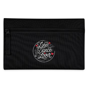 Line Dance Design für Tänzer und Tanzgruppe - Federtasche - Schwarz - Vorne
