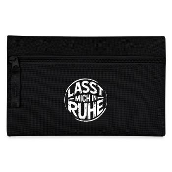 Lasst mir meine Ruhe - einfach in Ruhe lassen - Federtasche - Schwarz - Vorne