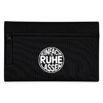 Lasst mir meine Ruhe - einfach in Ruhe lassen - Federtasche - Schwarz - Vorne