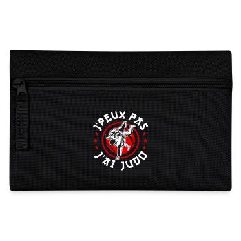 I can't I have judo - Pencil Case - black - Front