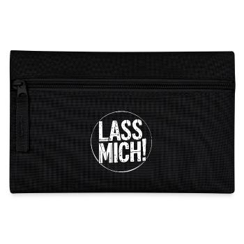 Lasst mir meine Ruhe - nicht stören - Federtasche - Schwarz - Vorne