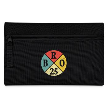 Bruder Bro 2025 Großer Bruder Geschenk - Federtasche - Schwarz - Vorne