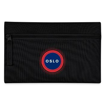 Oslo Norwegen - Federtasche - Schwarz - Vorne