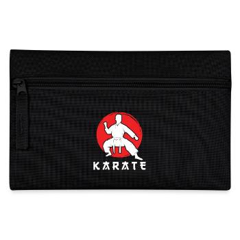 karate - Federtasche - Schwarz - Vorne
