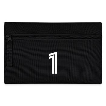 Trikotnummer 1 – Geschenk zum 1-jährigen Jubiläum - Federtasche - Schwarz - Vorne