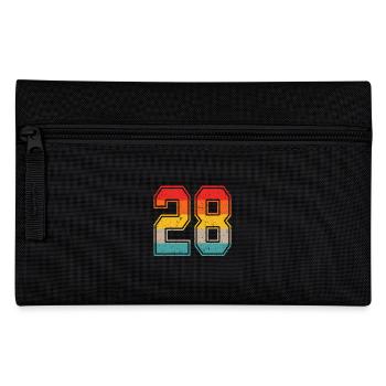 28 Years Retro Jersey Number 28 T-shirt Number 28 - Pencil Case - black - Front