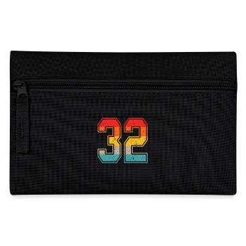 32 Years Retro Jersey Number 32 T-shirt Number 32 - Pencil Case - black - Front