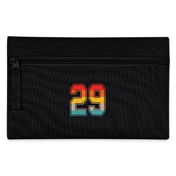 29 Years Retro Jersey Number 29 T-shirt Number 29 - Pencil Case - black - Front